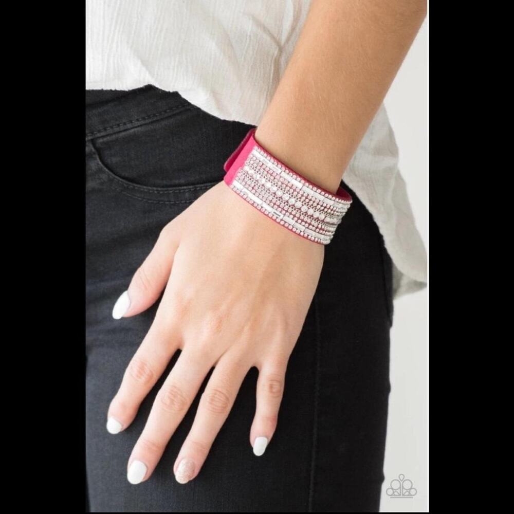 Rebel Radiance - pink - Paparazzi bracelet
